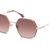 Ba&sh LISON ORBX54/17 -Beste Optische Winkel original png 3662097397899 angle 03 ba and sh lison eyewear shny pnk gld brgndy brown